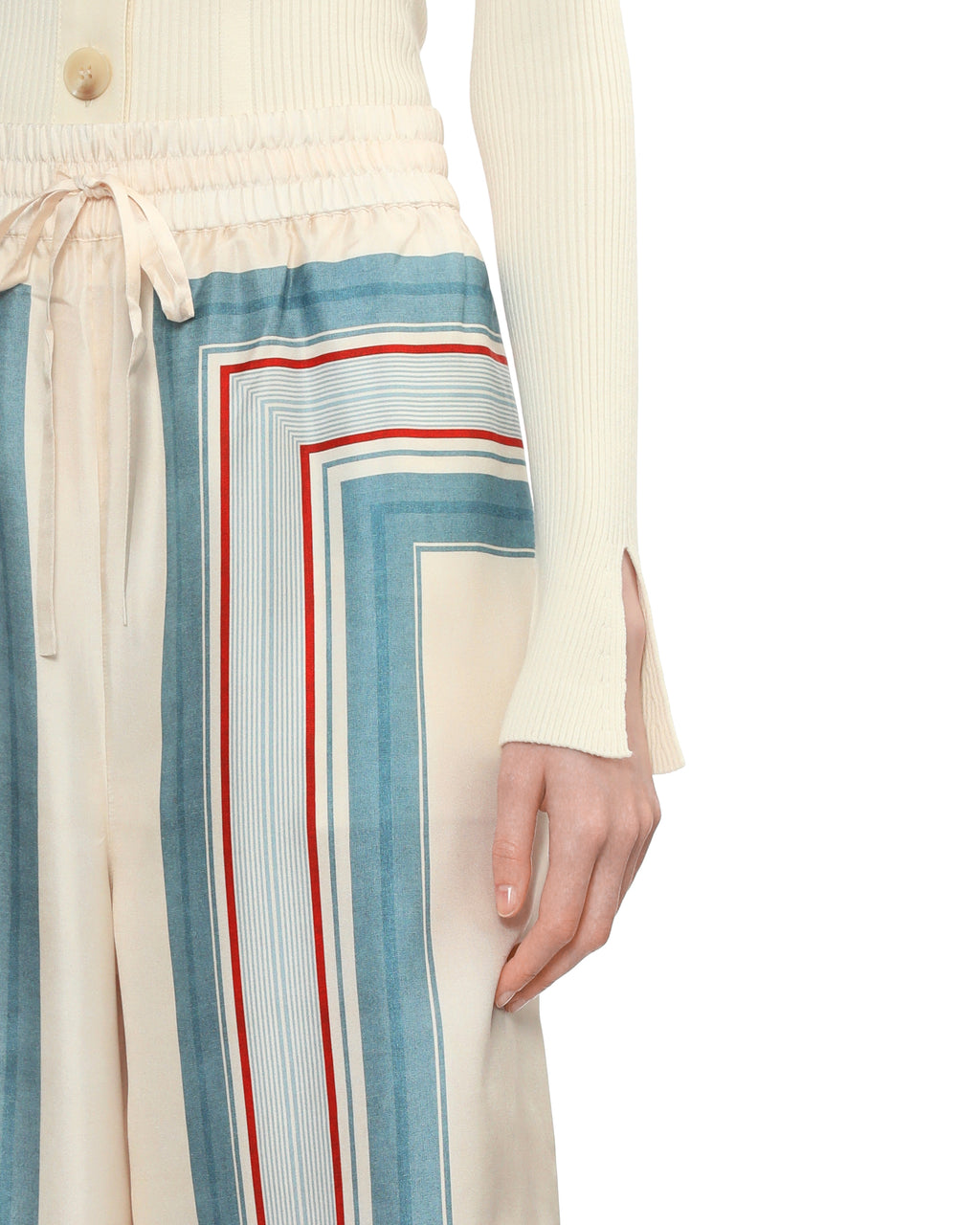 Graphic wide pants