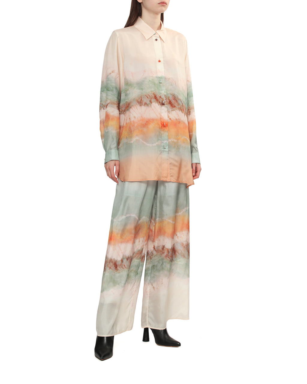 Printed trousers