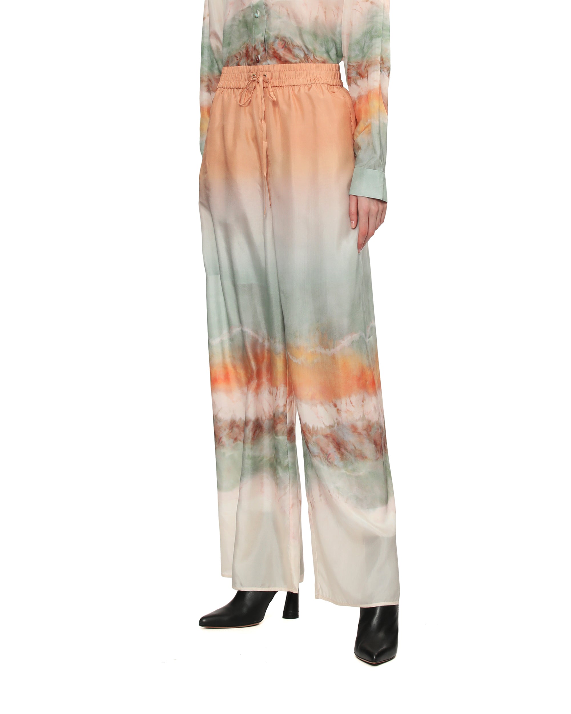 Printed trousers