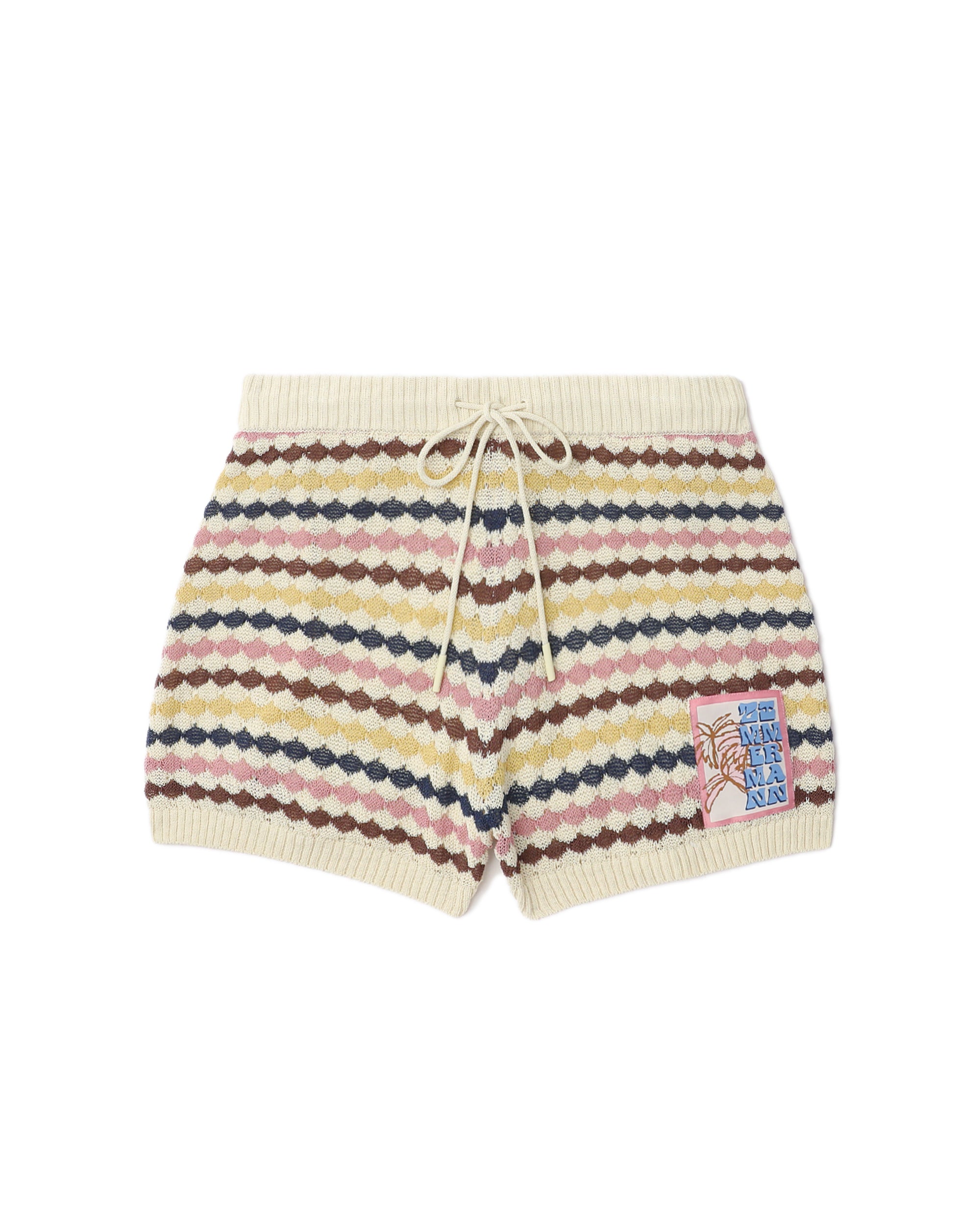 Awaken scallop knit shorts