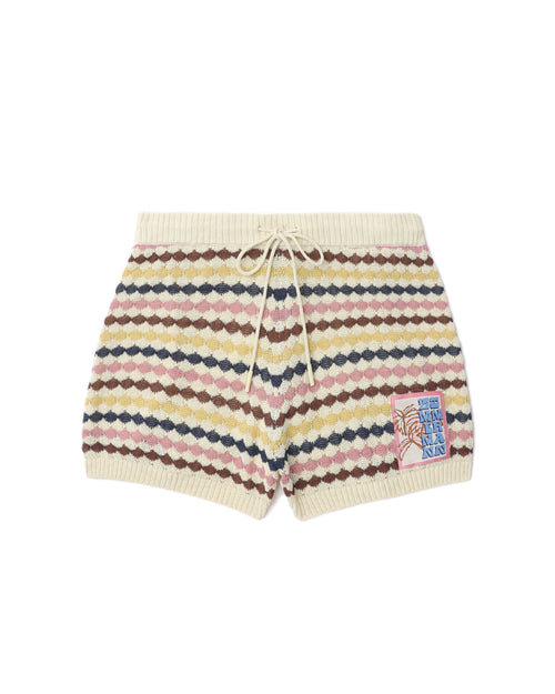 Awaken scallop knit shorts