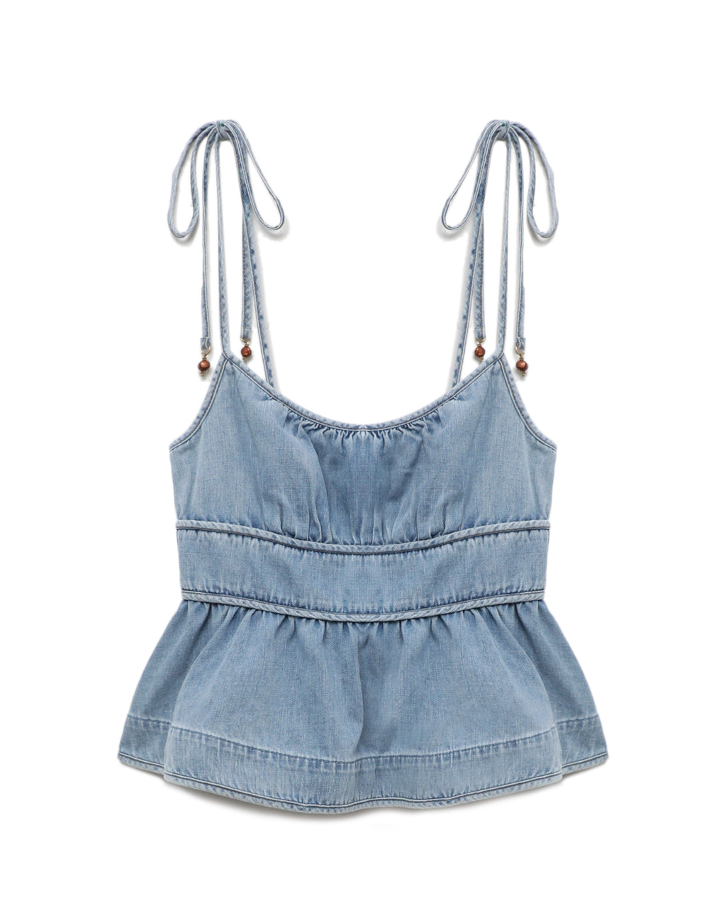 Denim cami top