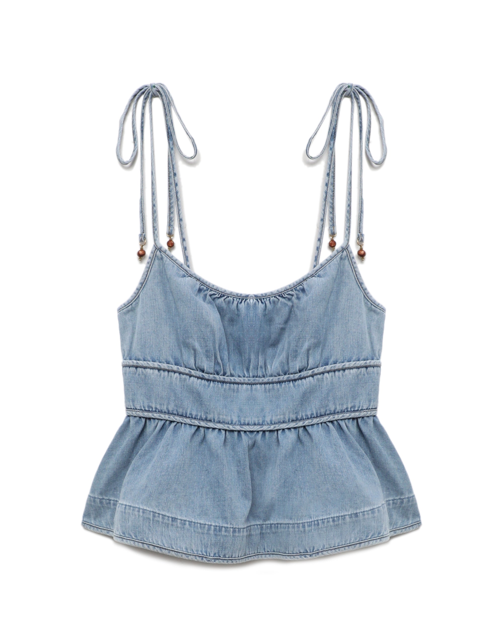 Denim cami top