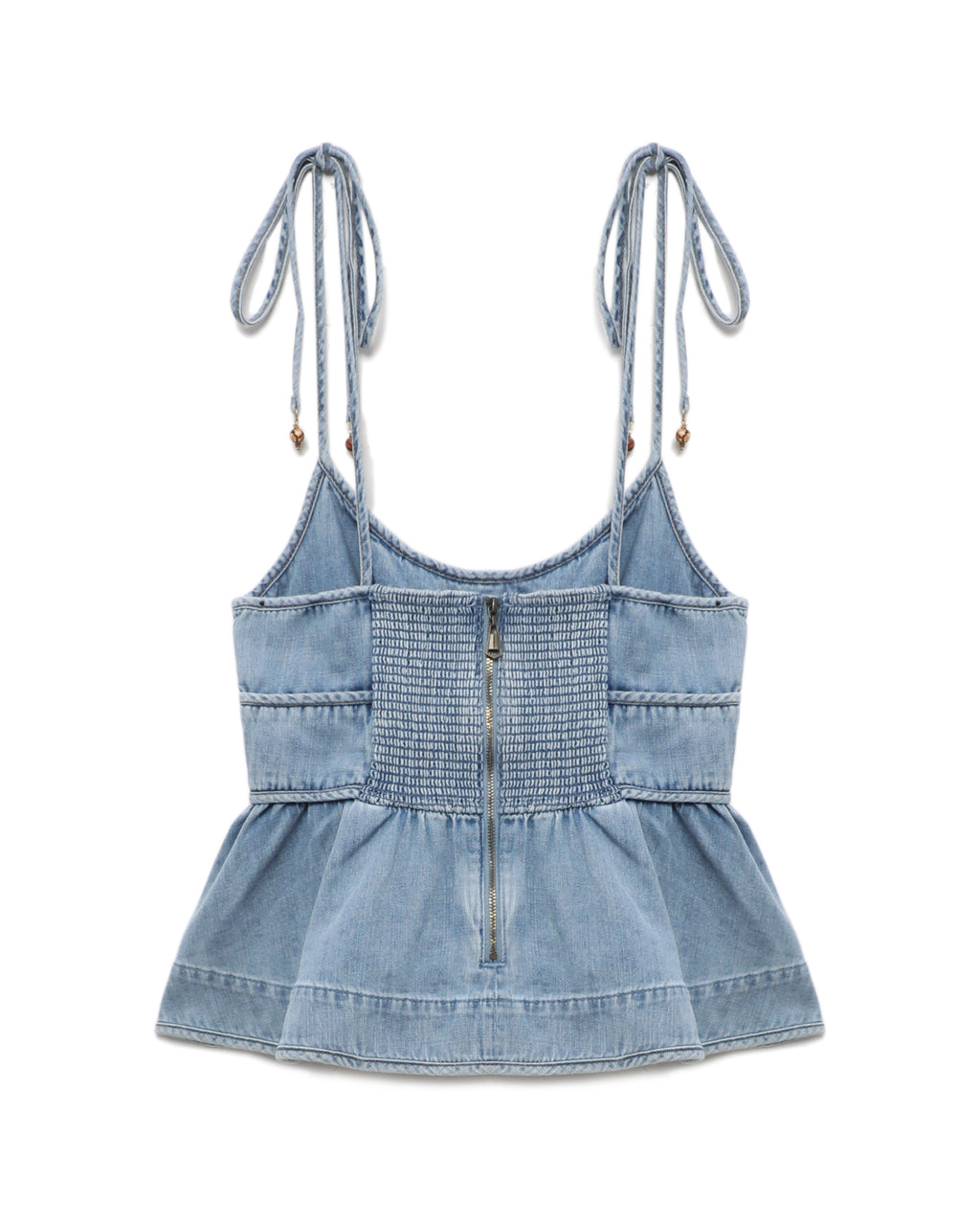 Denim cami top