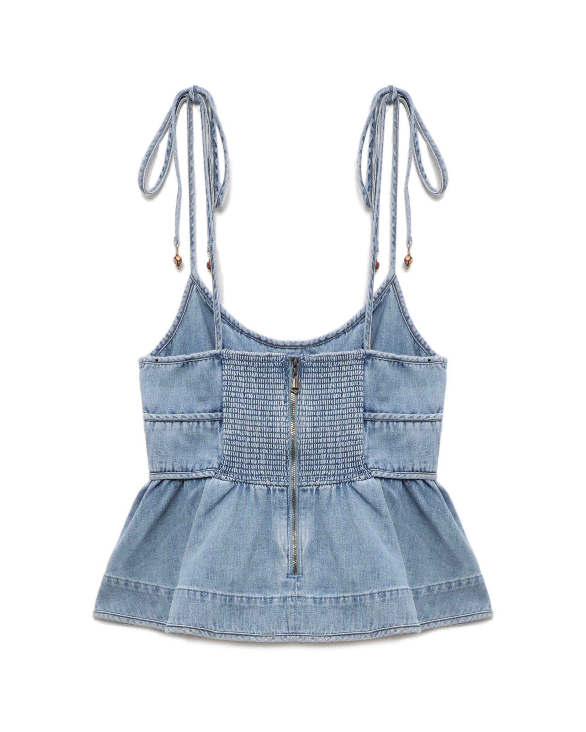 Denim cami top