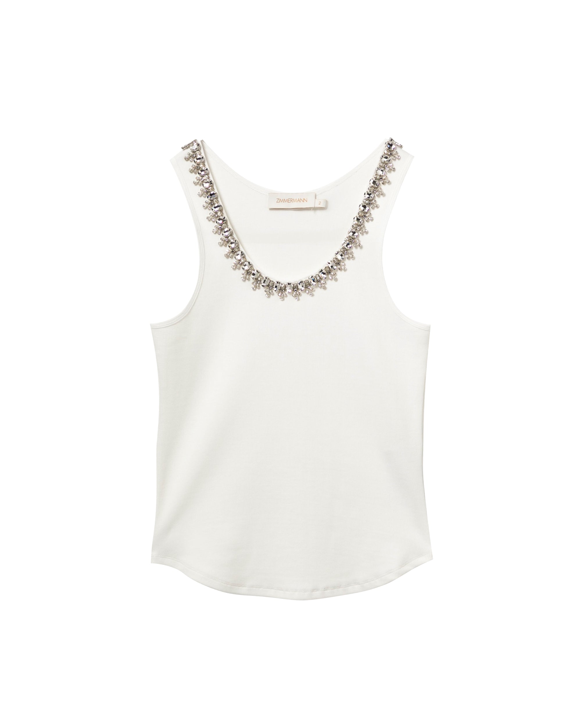 Embellished tank top