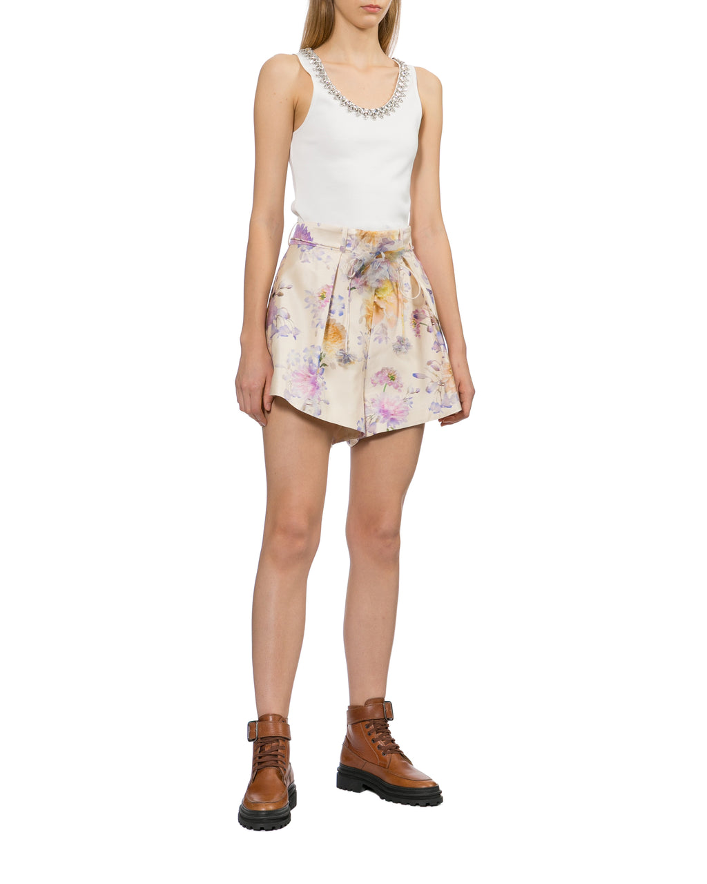 Embellished tank top