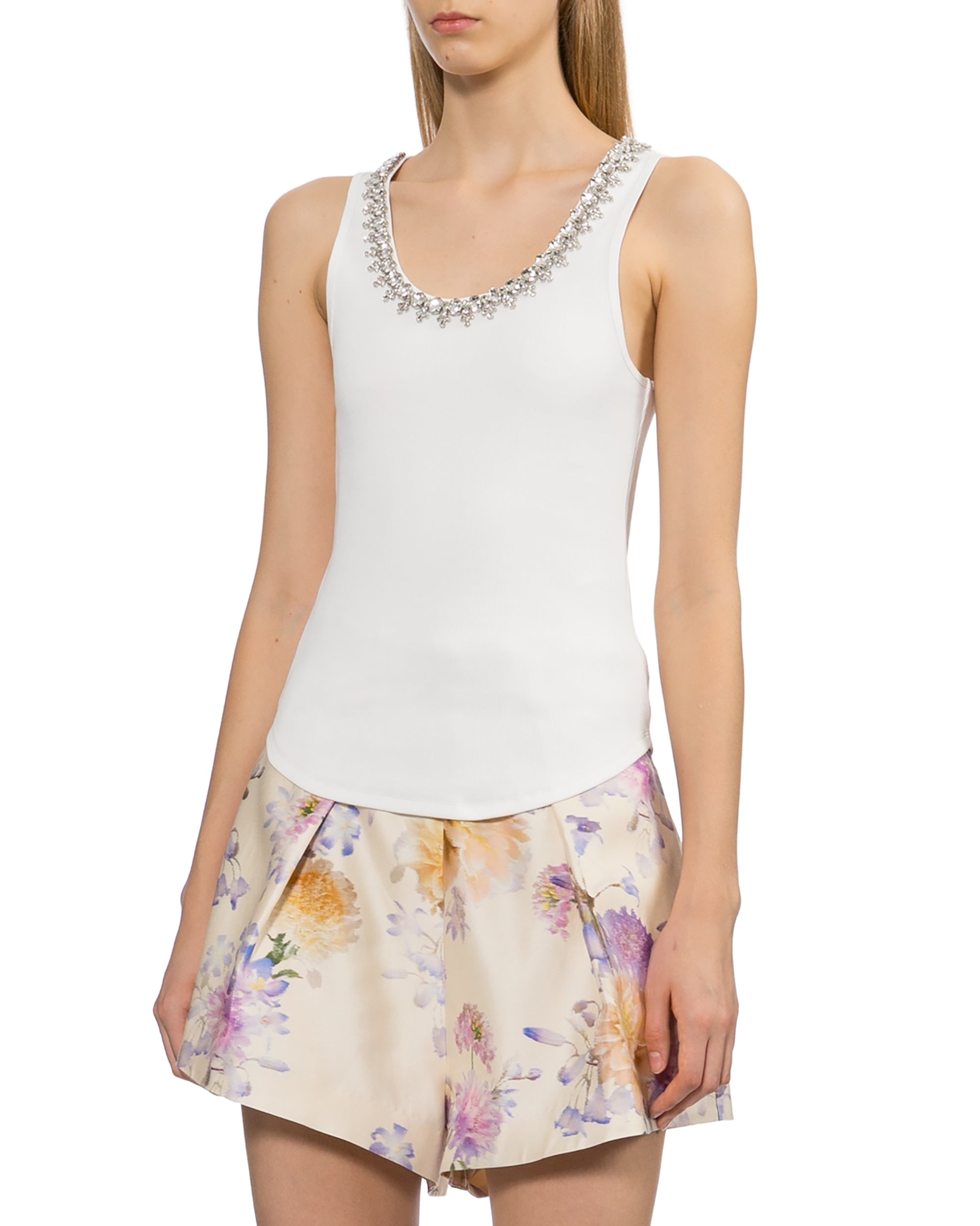 Embellished tank top