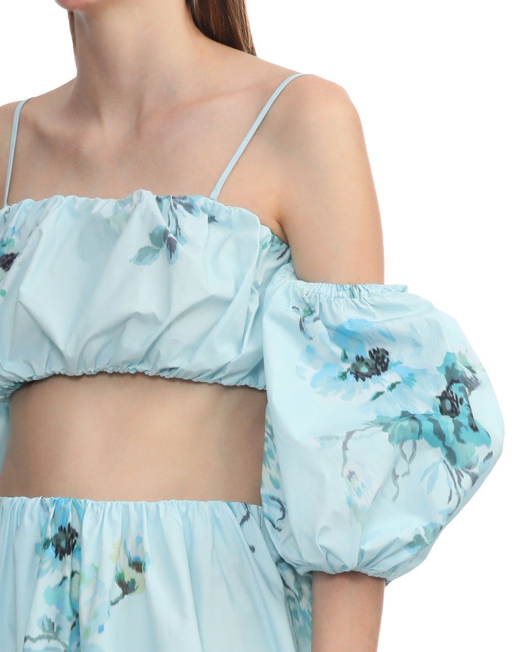 Off-the-shoulder cropped top