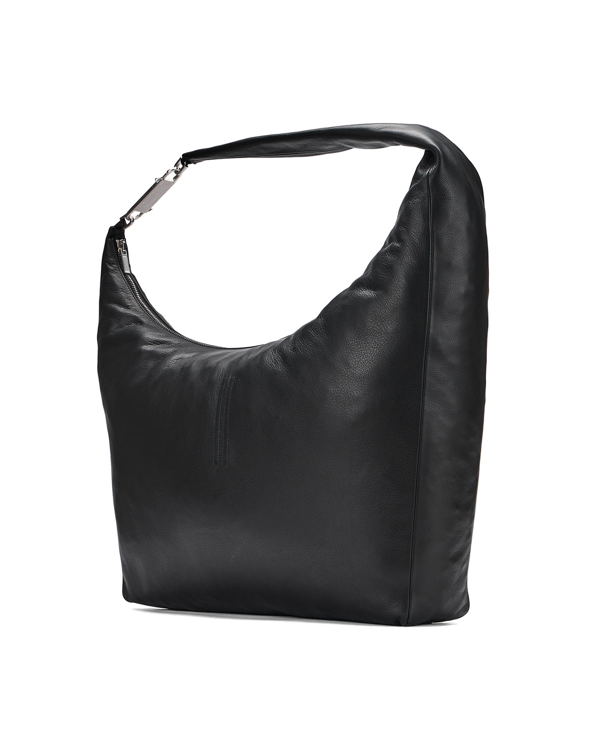 Leather hobo handbag