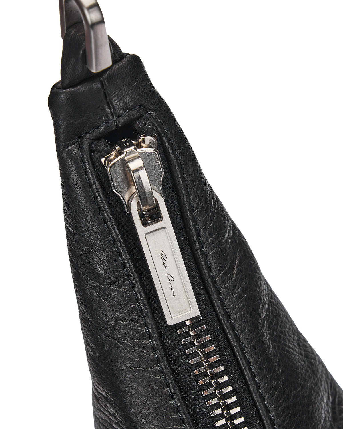 Leather hobo handbag