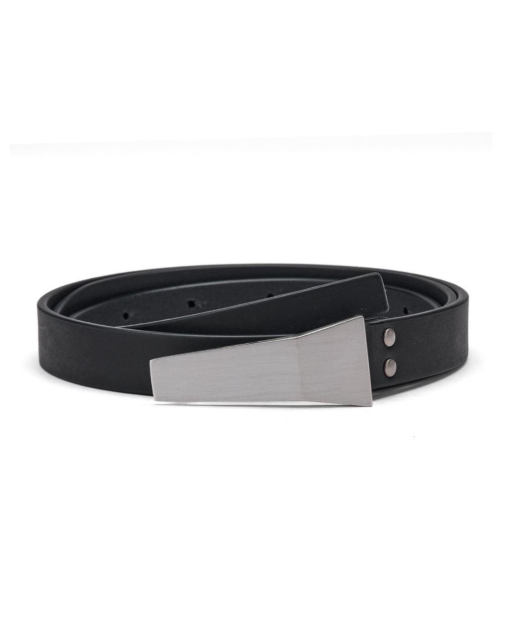 Buckle calfskin belt