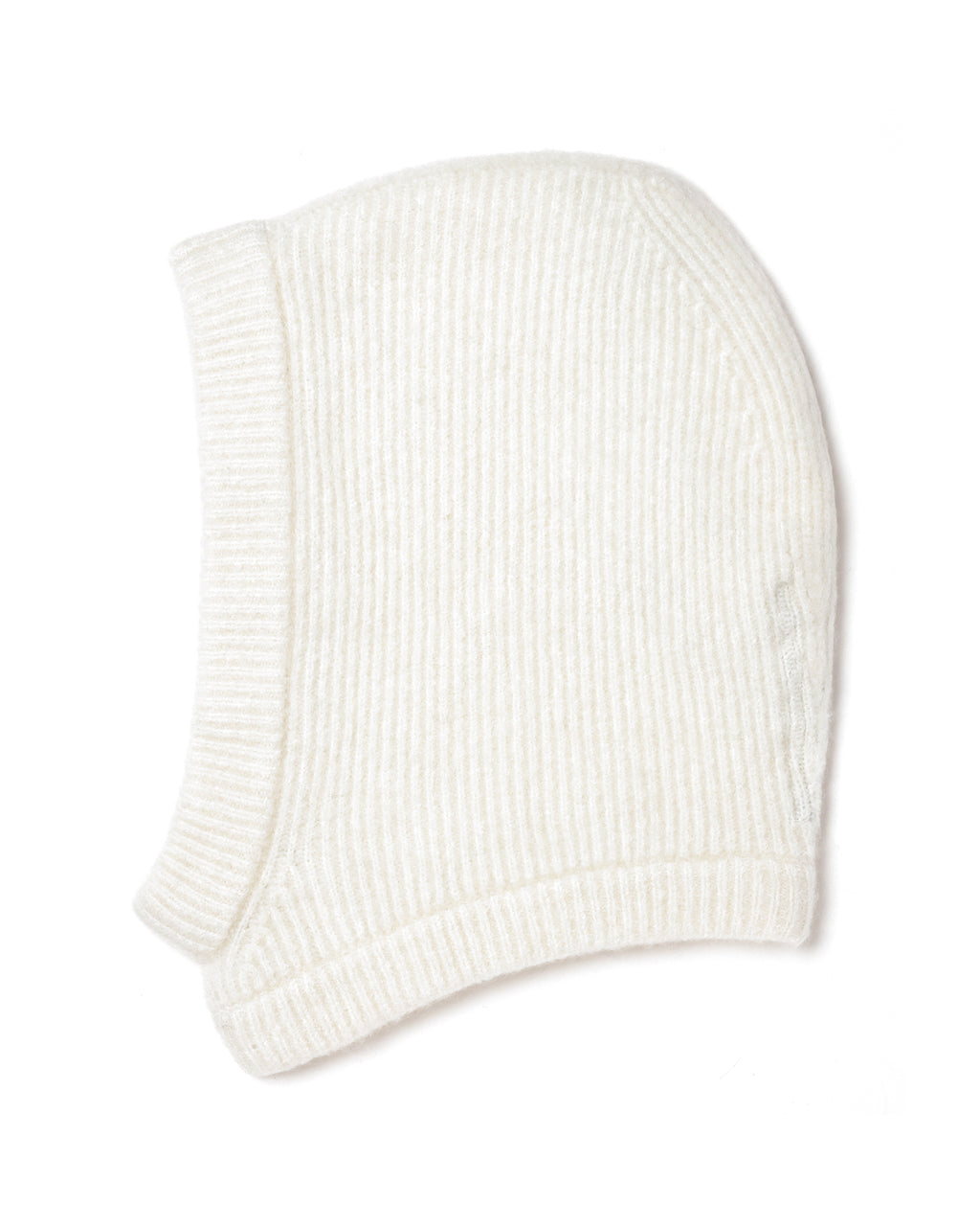 Rib-knit hood