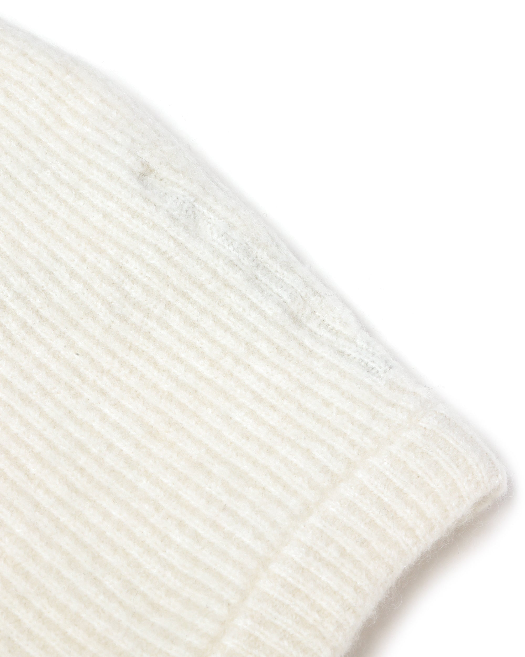 Rib-knit hood