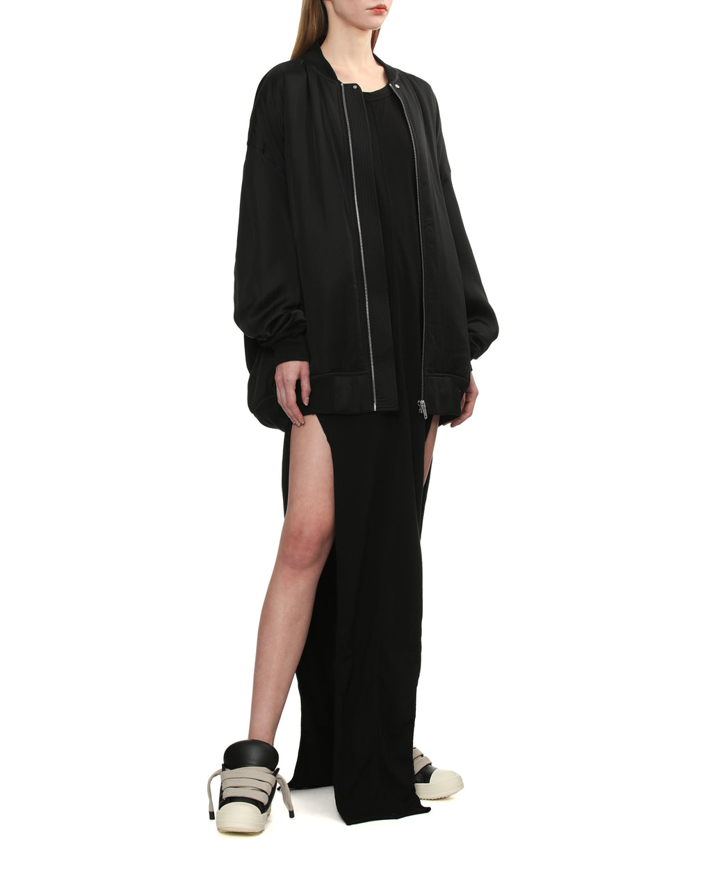 Zip-up bomber jacket