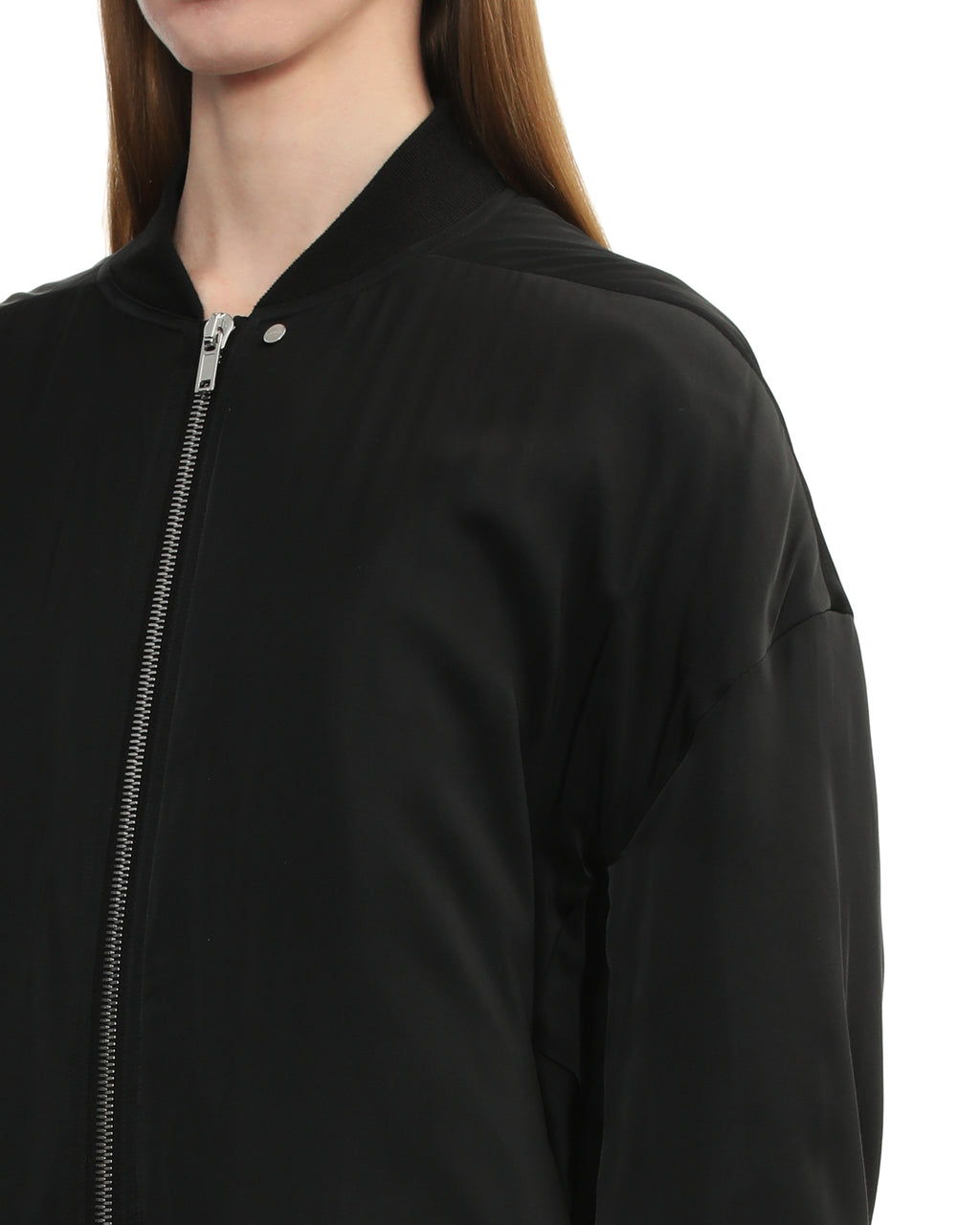 Zip-up bomber jacket