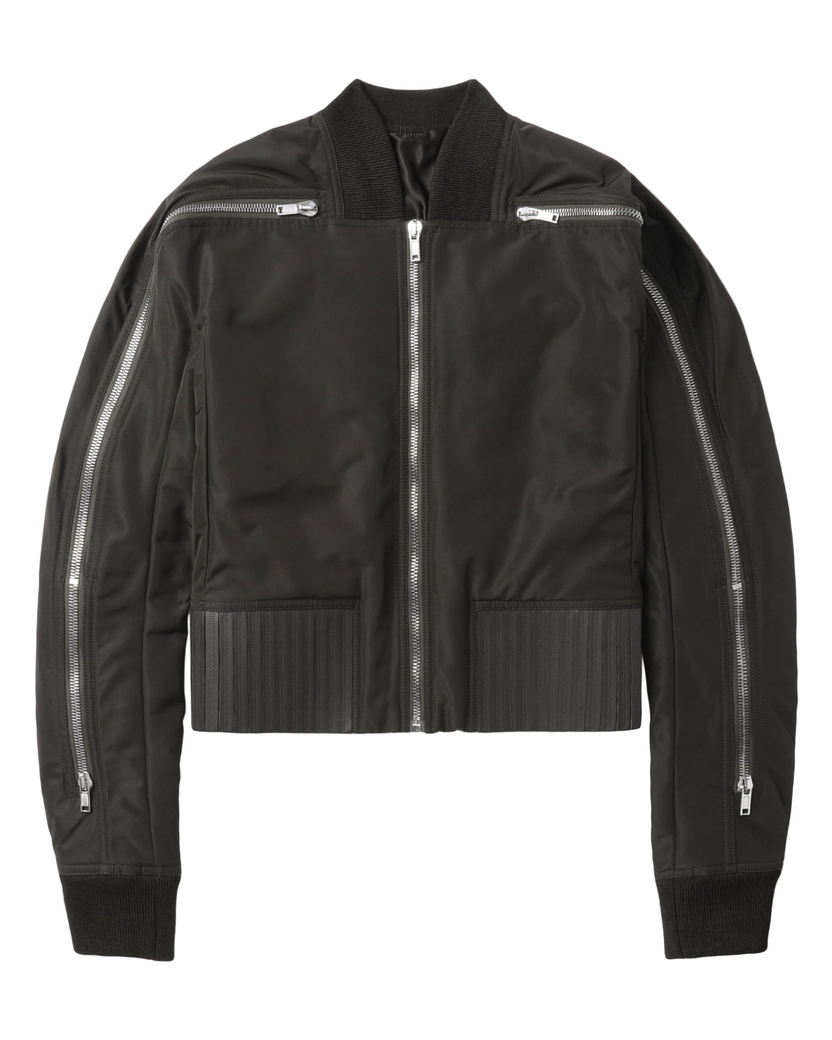 Cropped bomber jacket