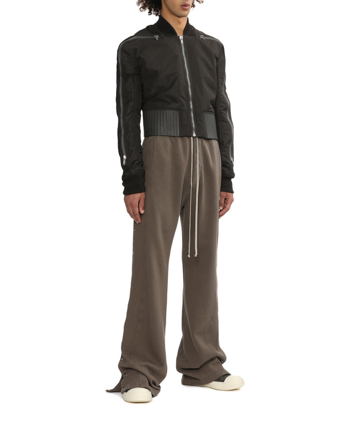 Cropped bomber jacket