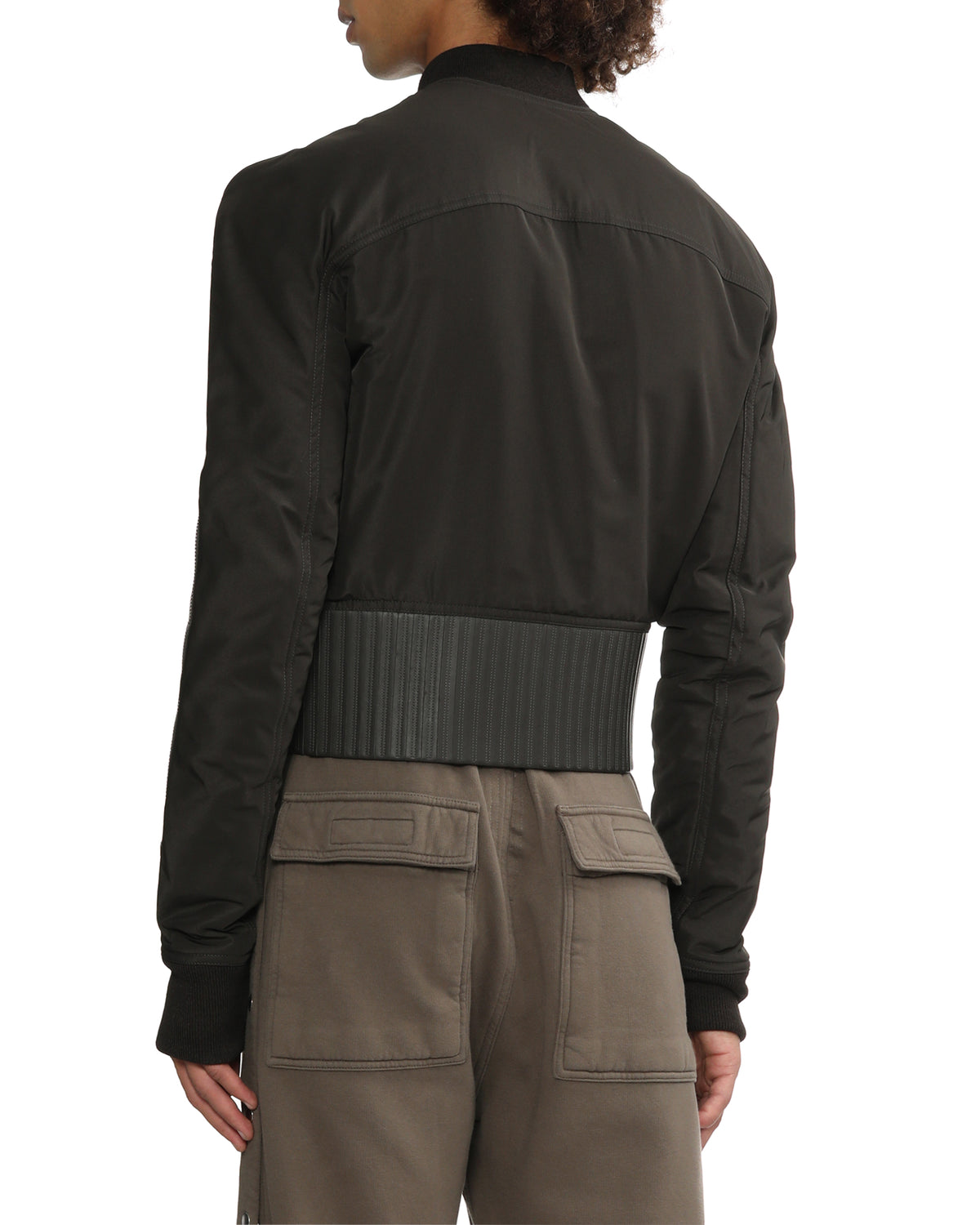 Cropped bomber jacket
