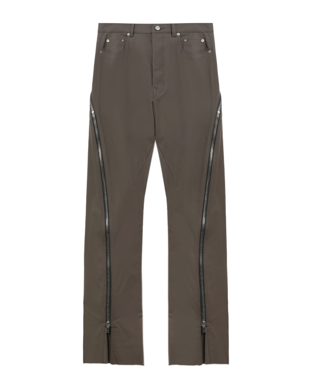 Zip-detailed pants