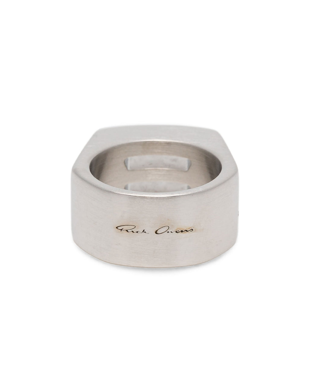 Chunky beveled ring