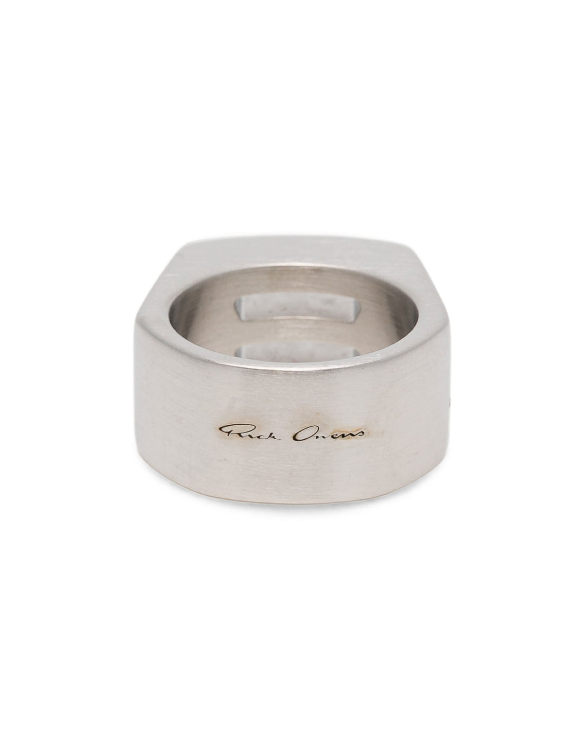Chunky beveled ring