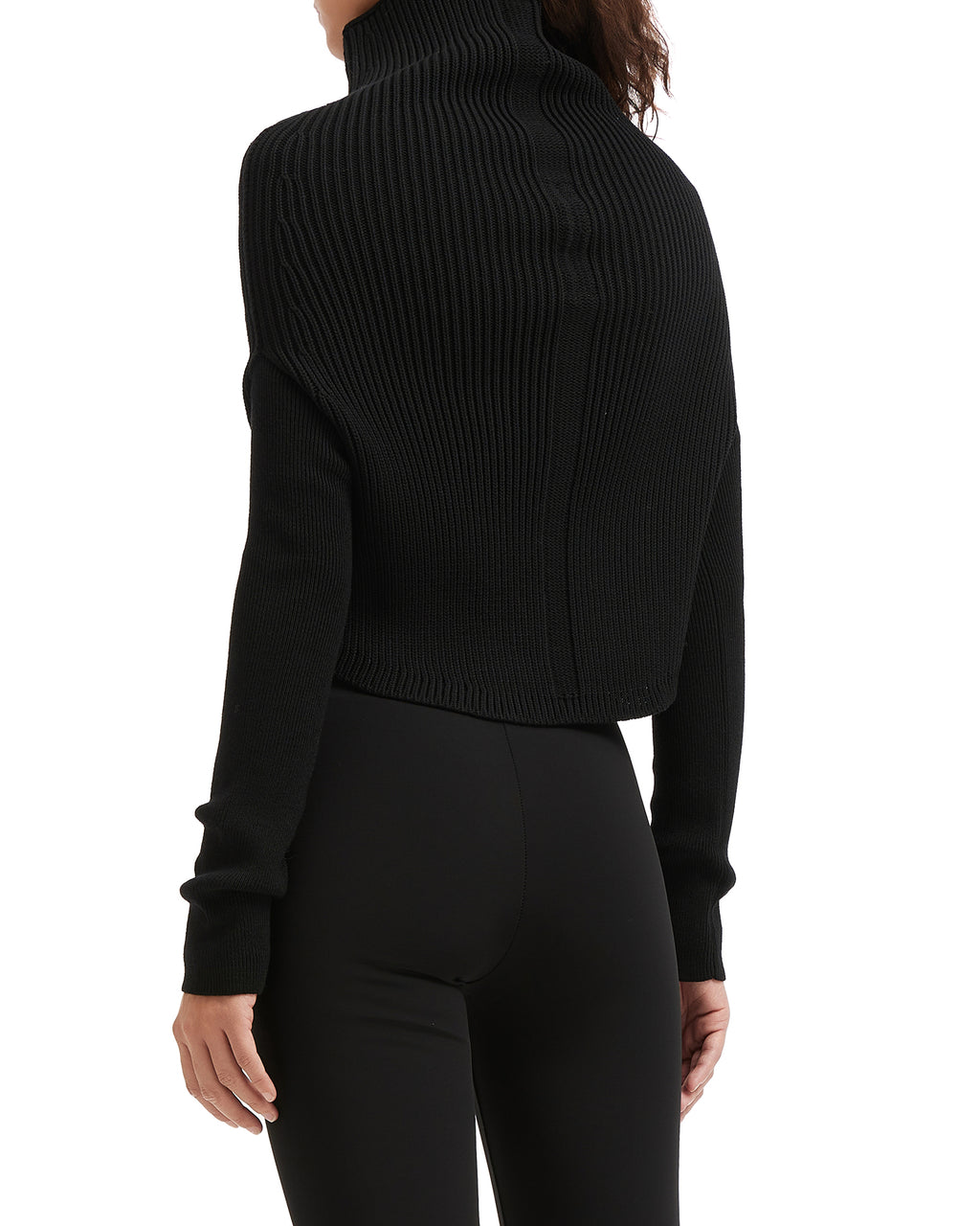 Cropped knit top