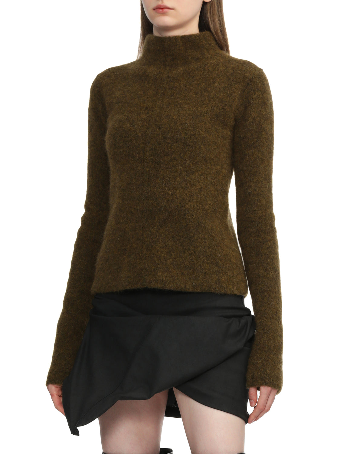 Turtleneck knit top