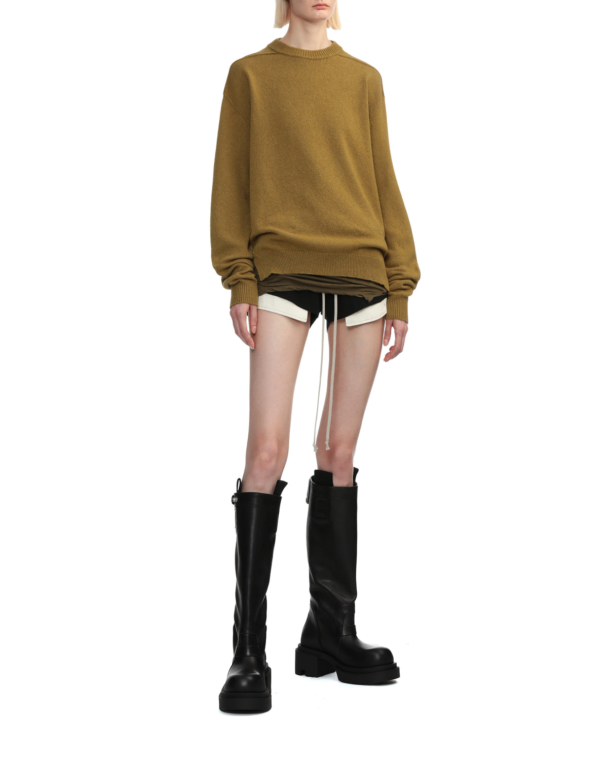 Round neck knit top