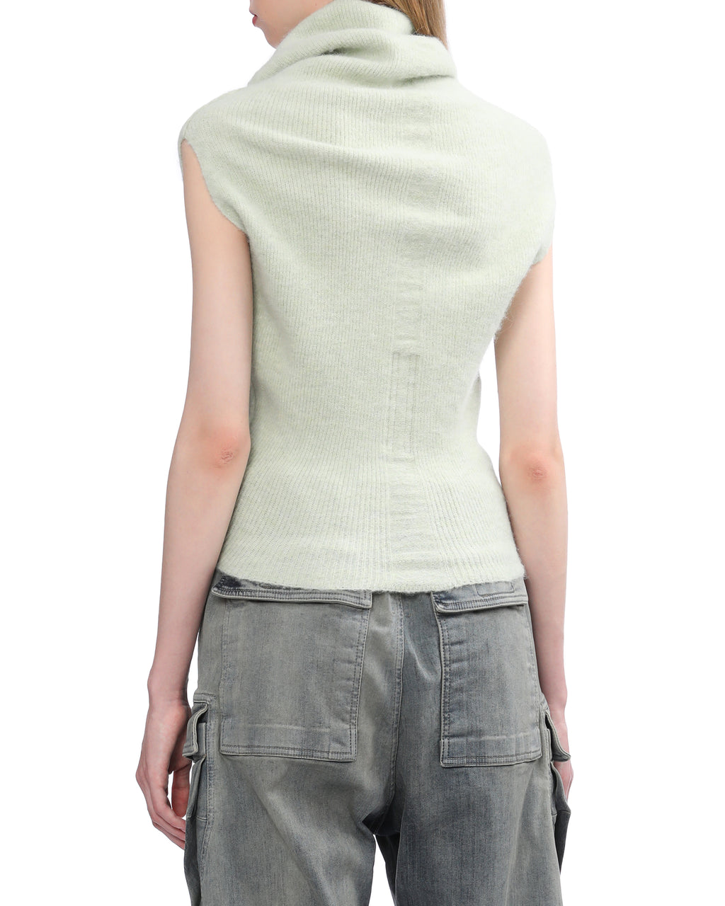 Funnel neck knit