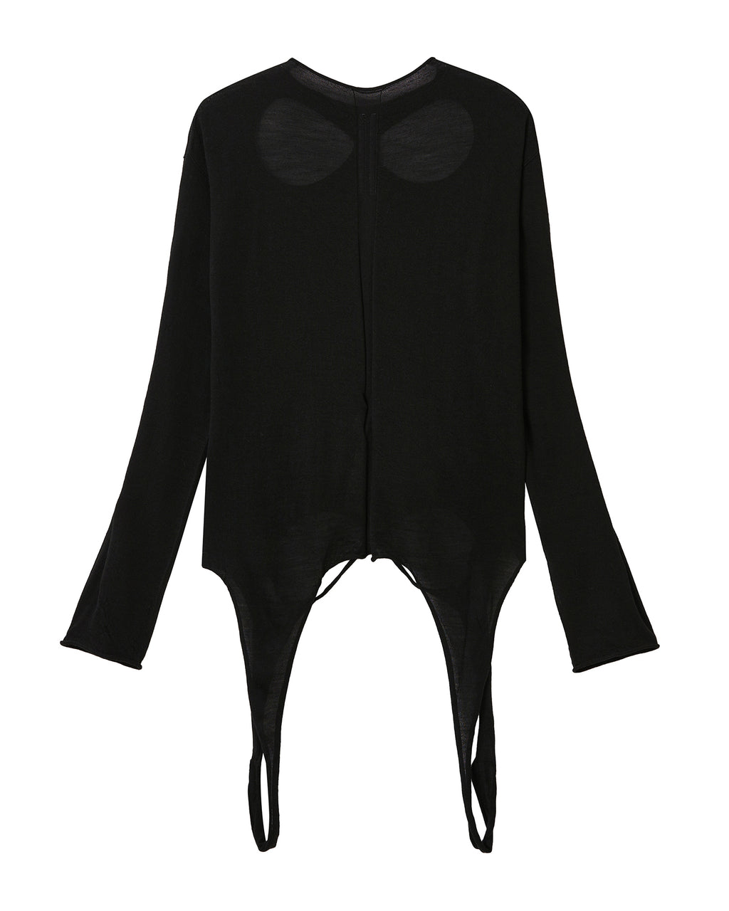 Slashed pull knit top