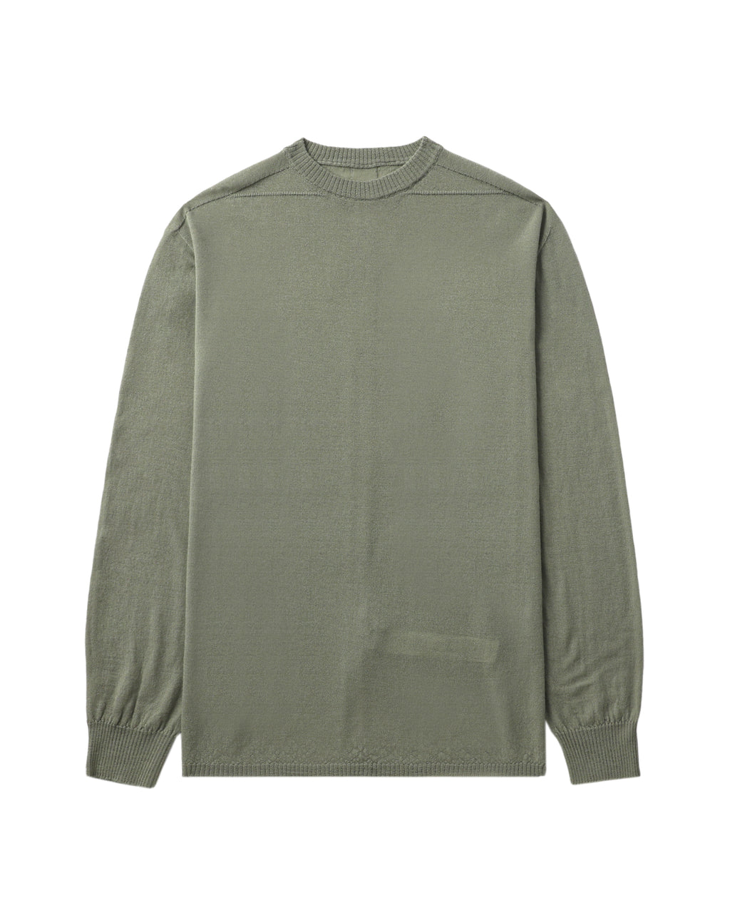 Round neck fine-knit jumper