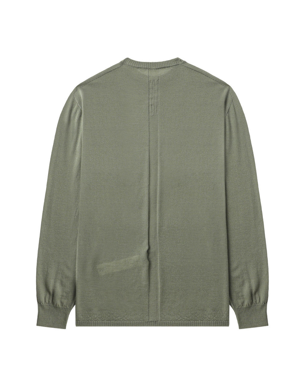 Round neck fine-knit jumper