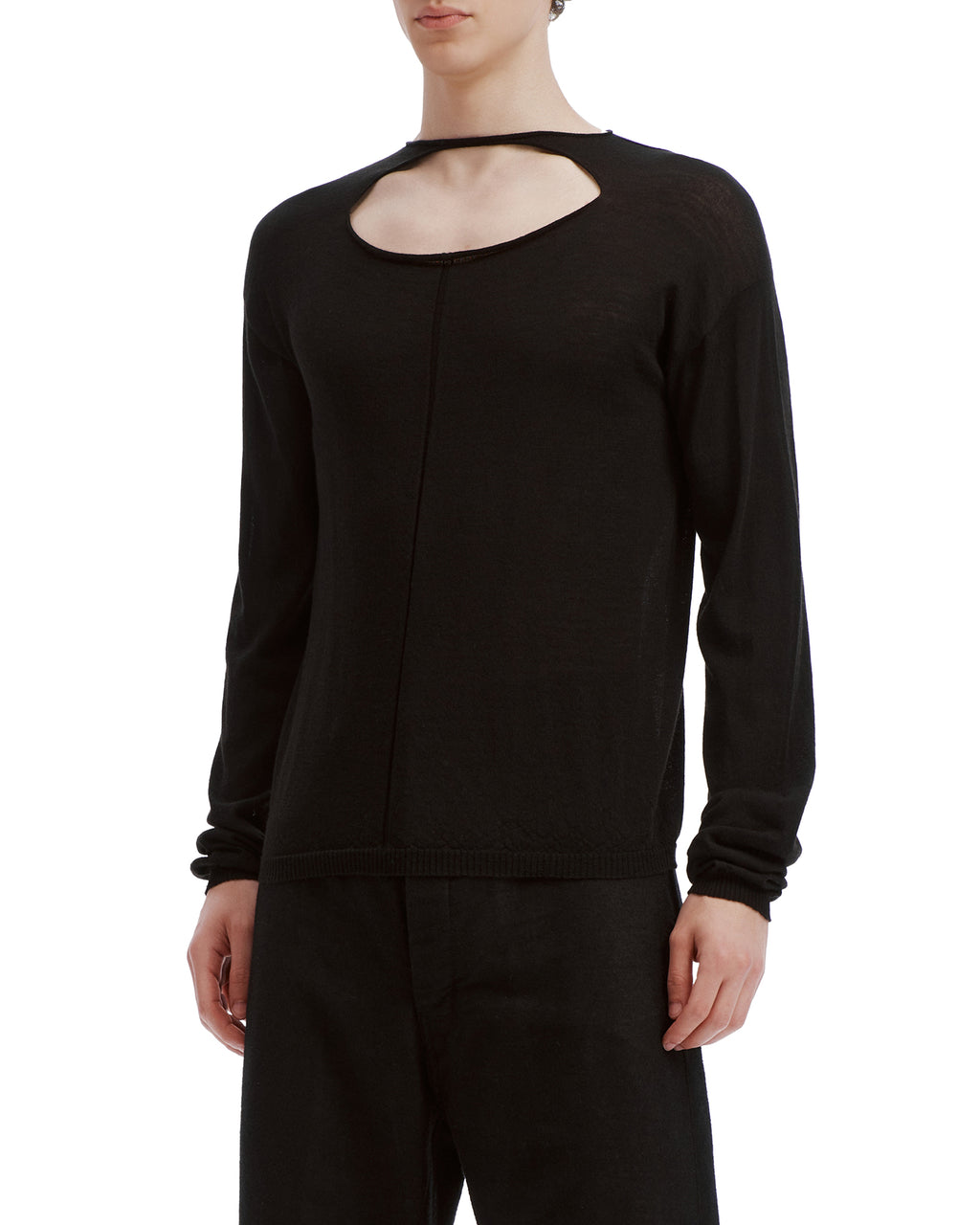 Cut-out sweater