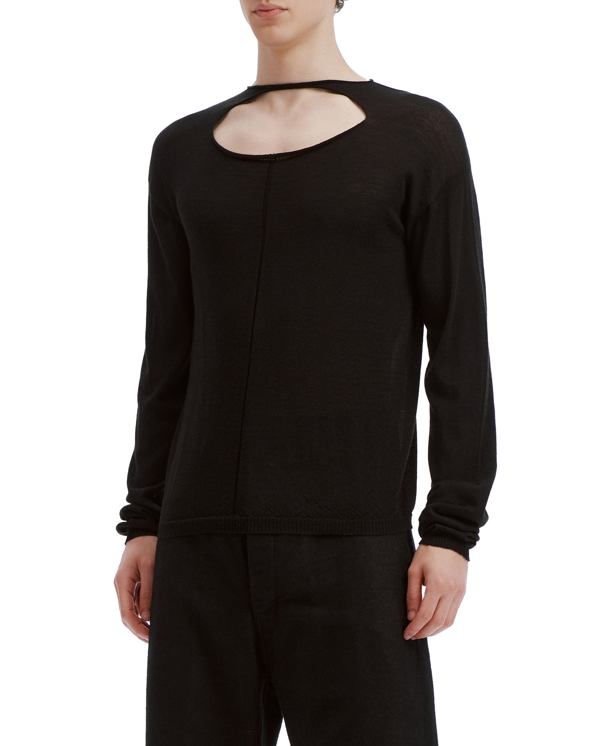 Cut-out sweater
