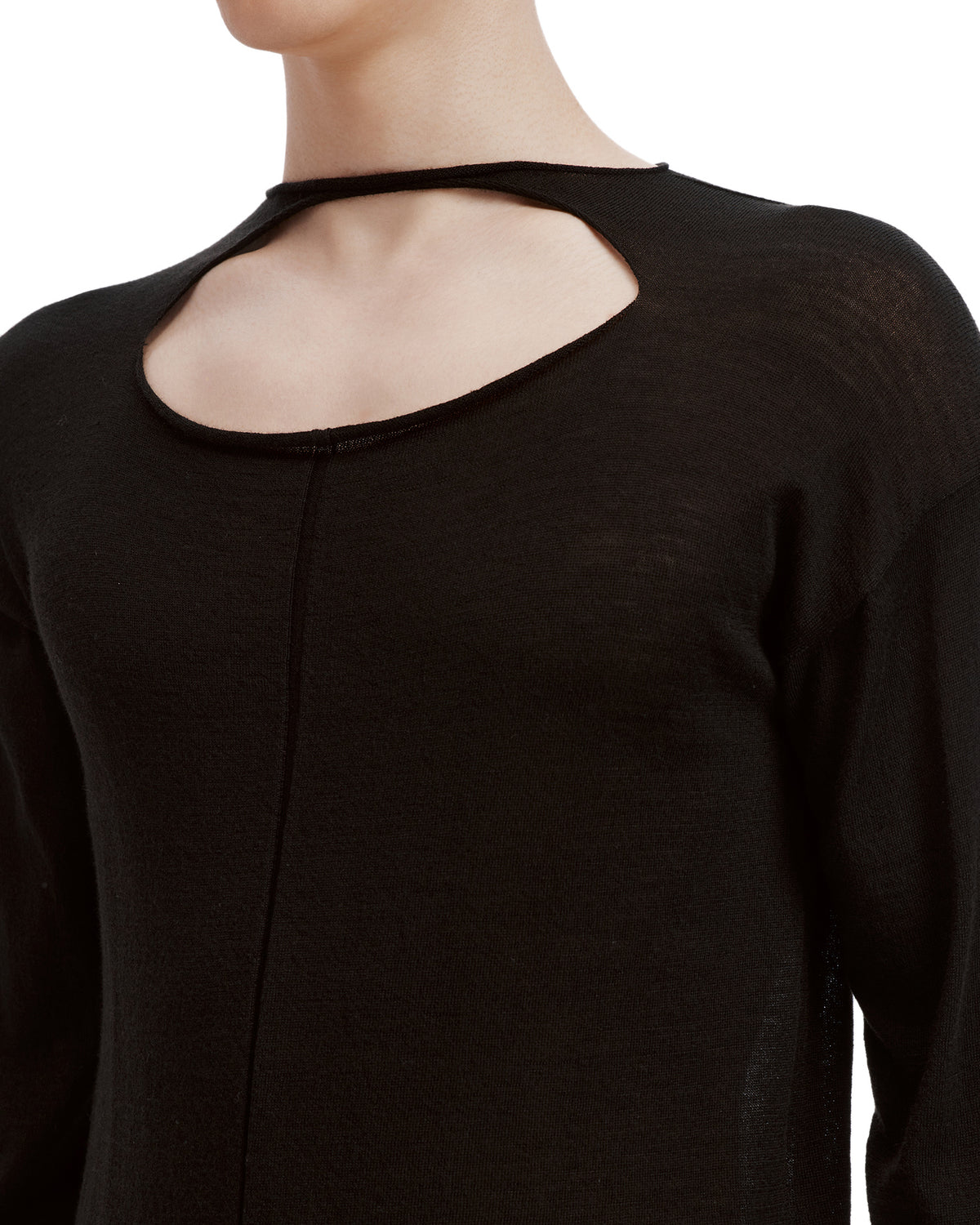 Cut-out sweater