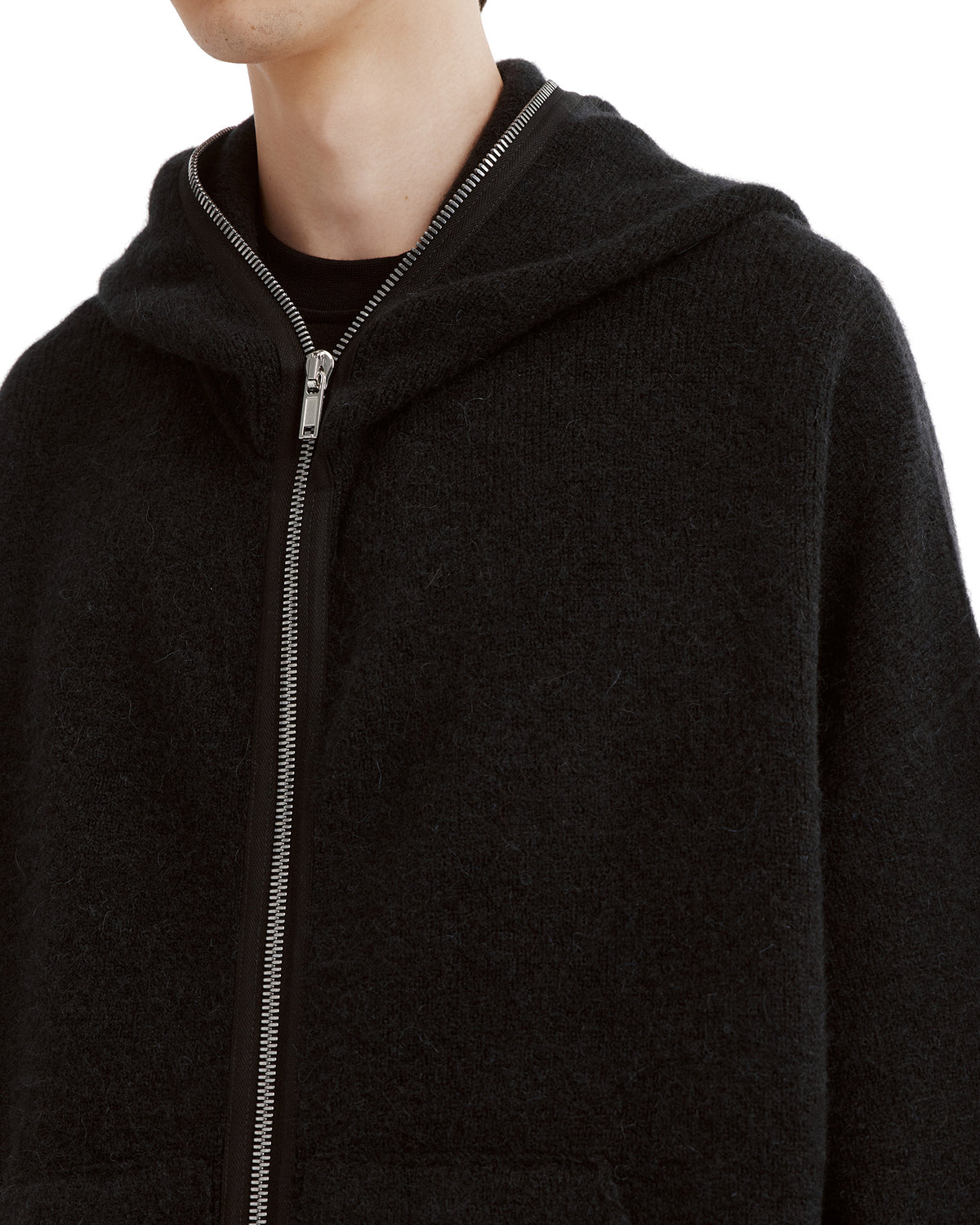 Hooded zip jacket