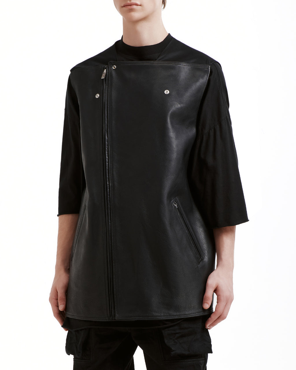 Asymmetric zip jacket