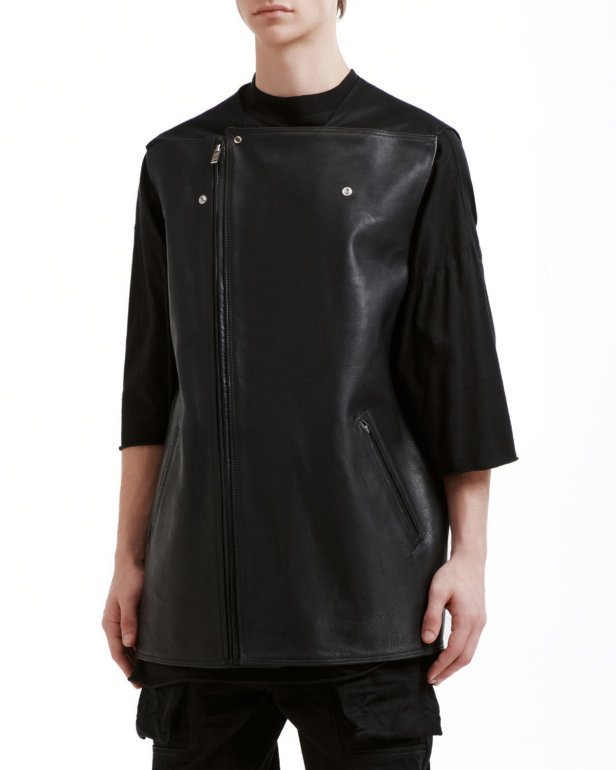 Asymmetric zip jacket