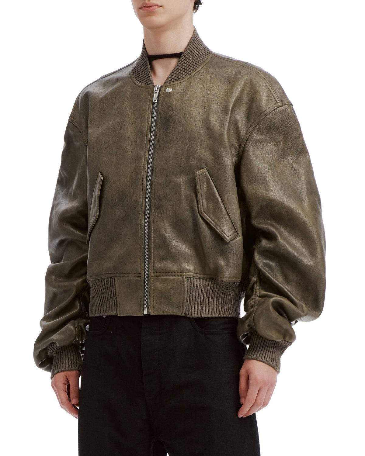 Secchia cropped flight jacket