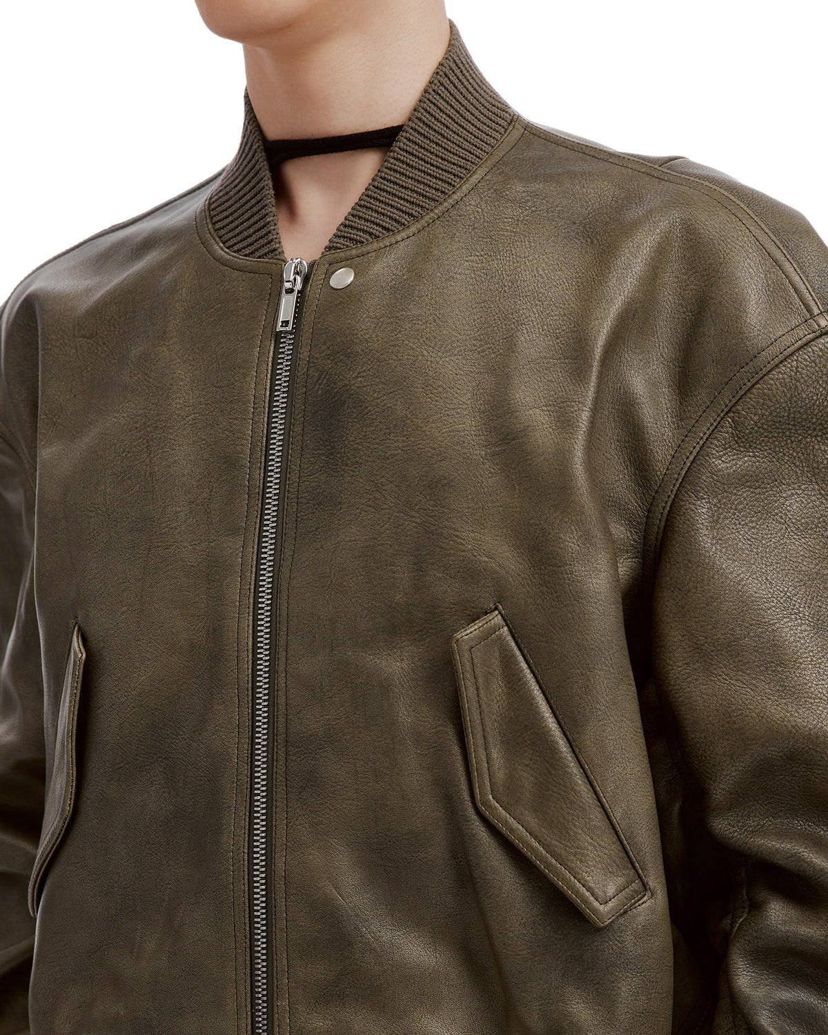 Secchia cropped flight jacket