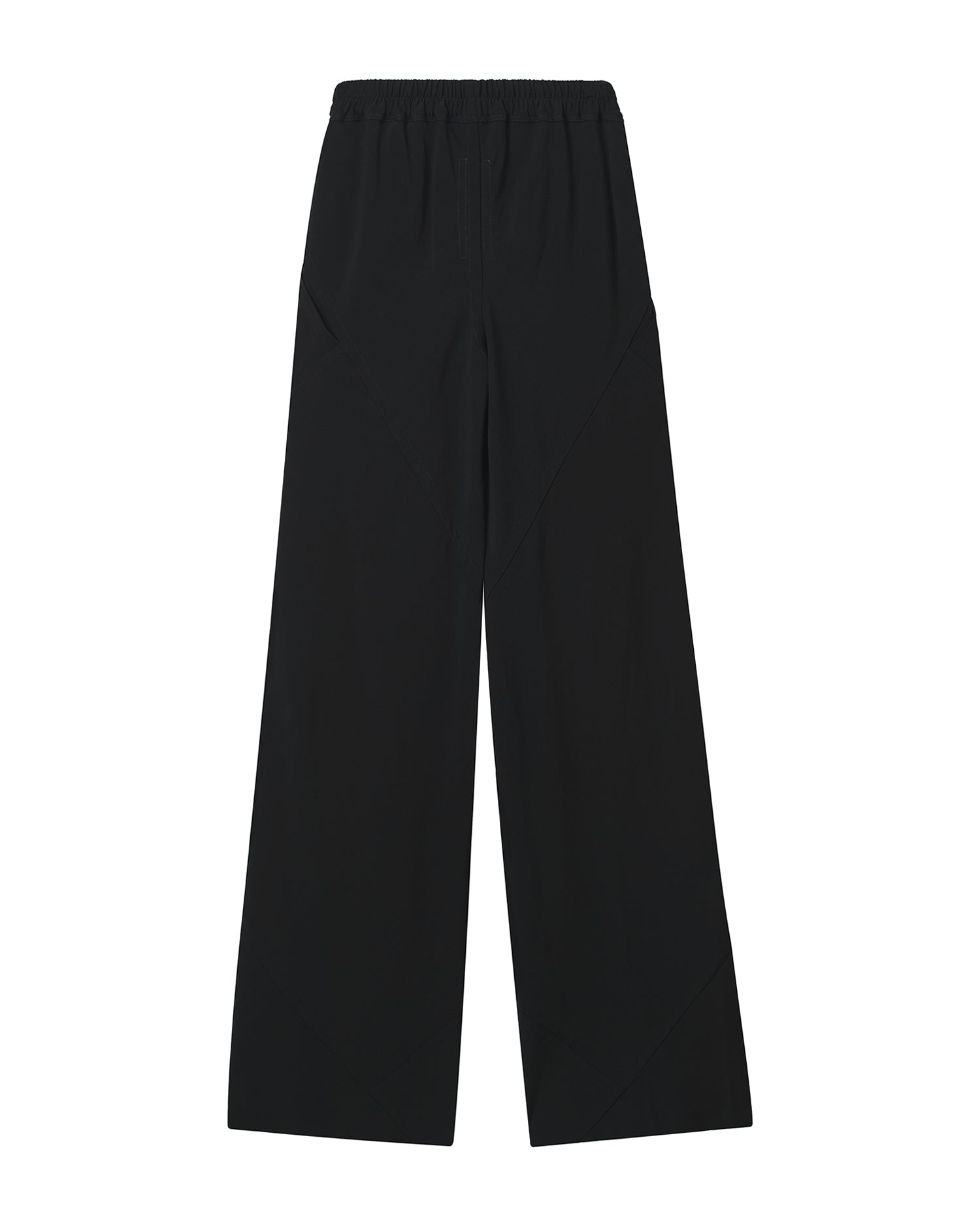 Drawstring wide leg pants