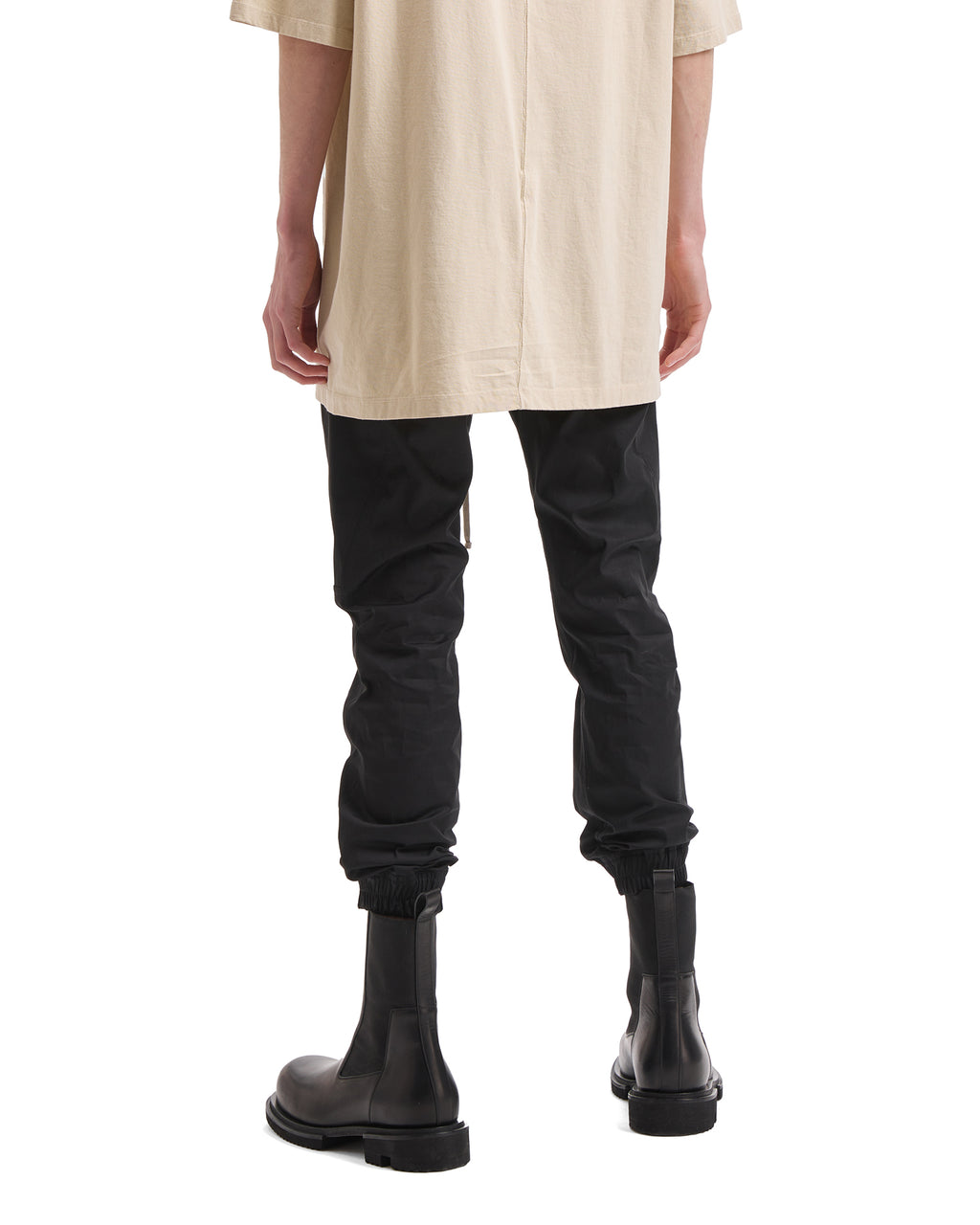 Zip-detail pants