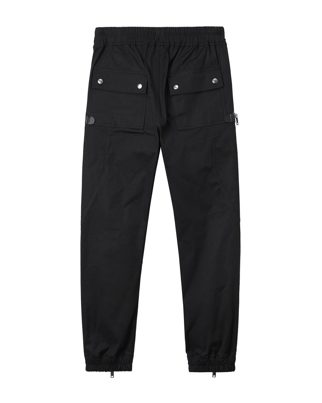 Zip-detail pants