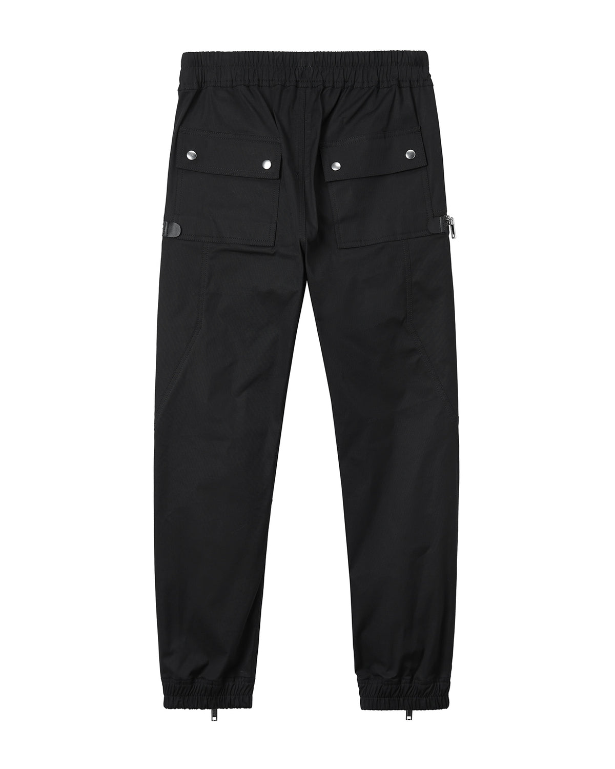 Zip-detail pants