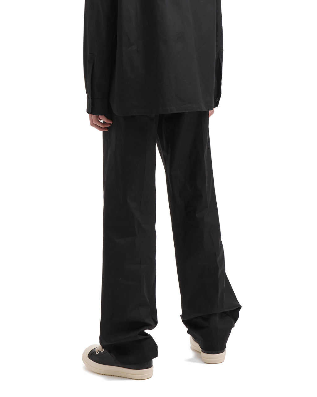 Zip-detail pants