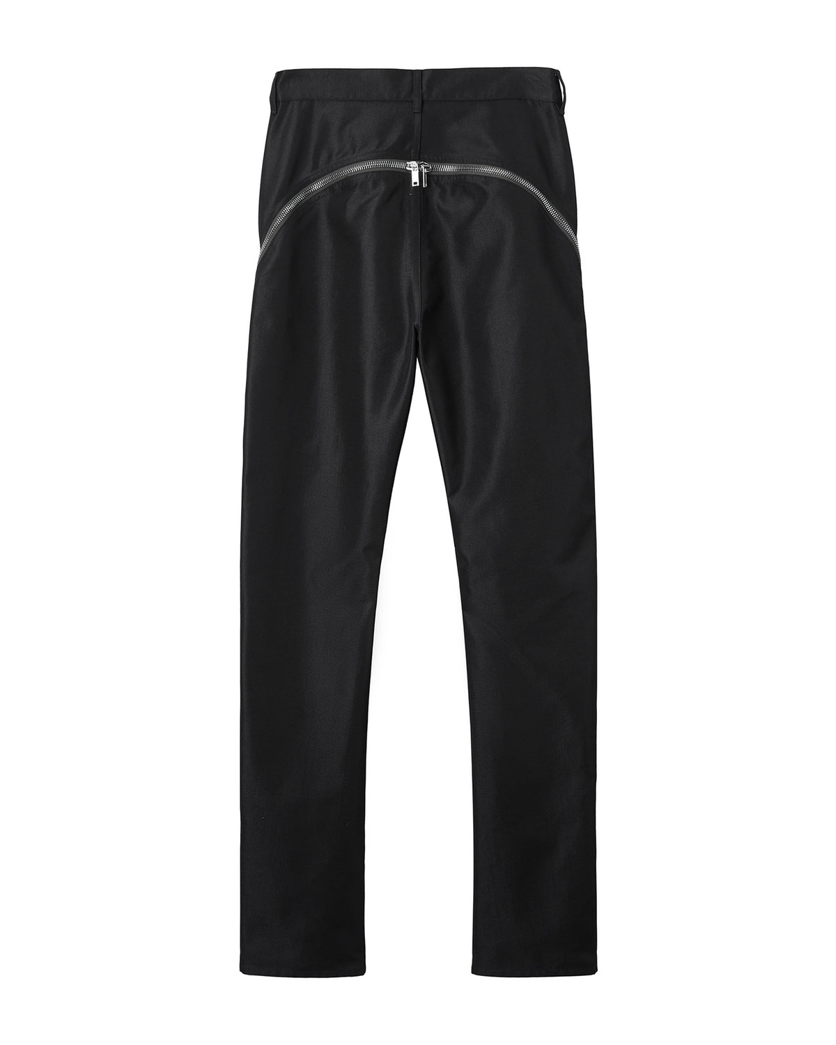Zip-detail pants