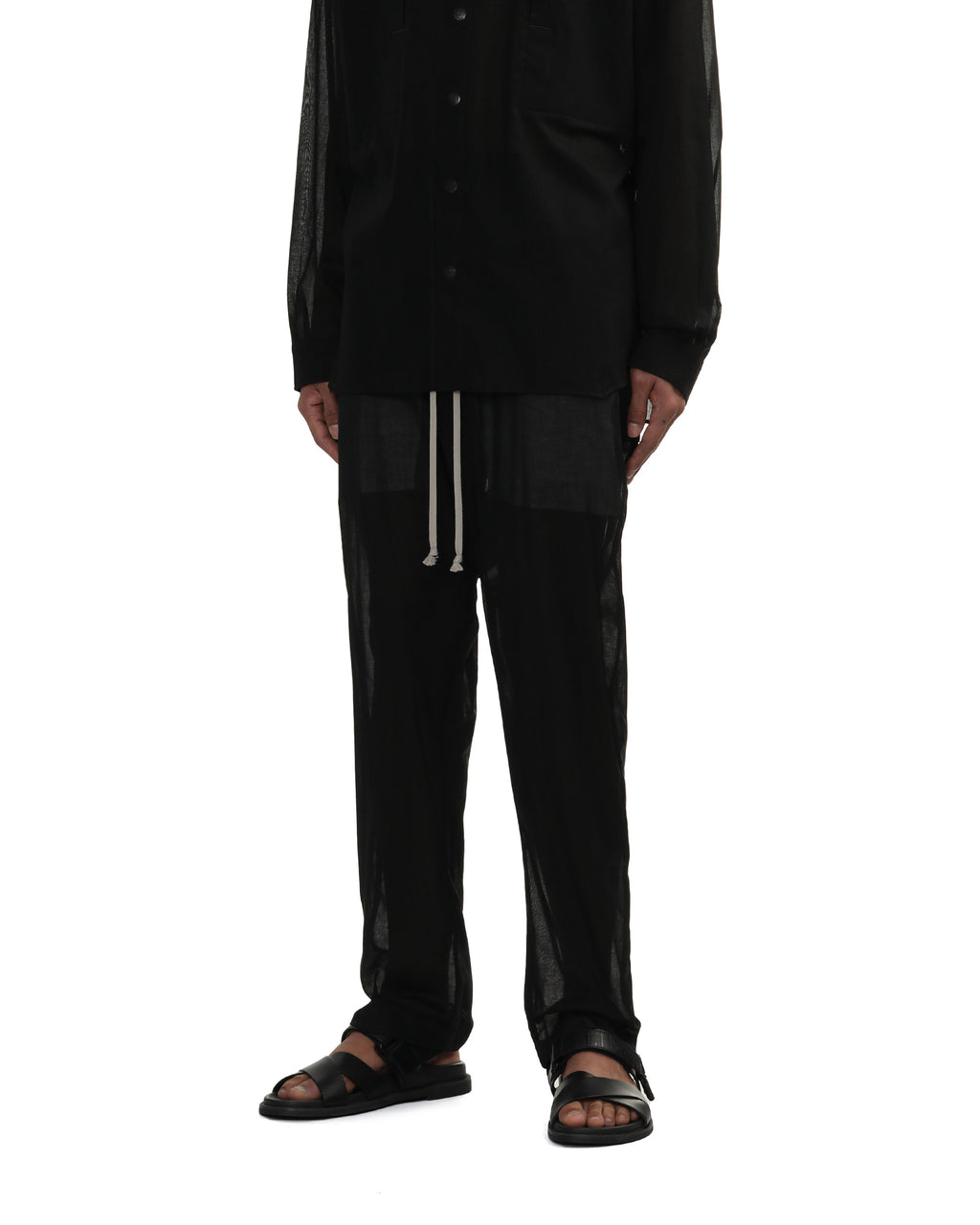 Drop crotch trousers