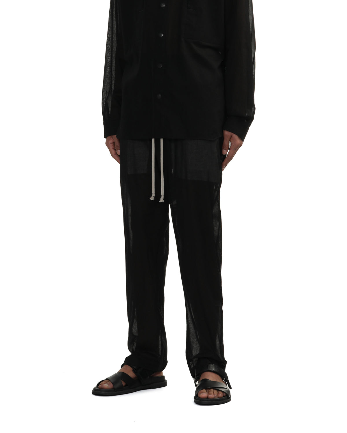 Drop crotch trousers