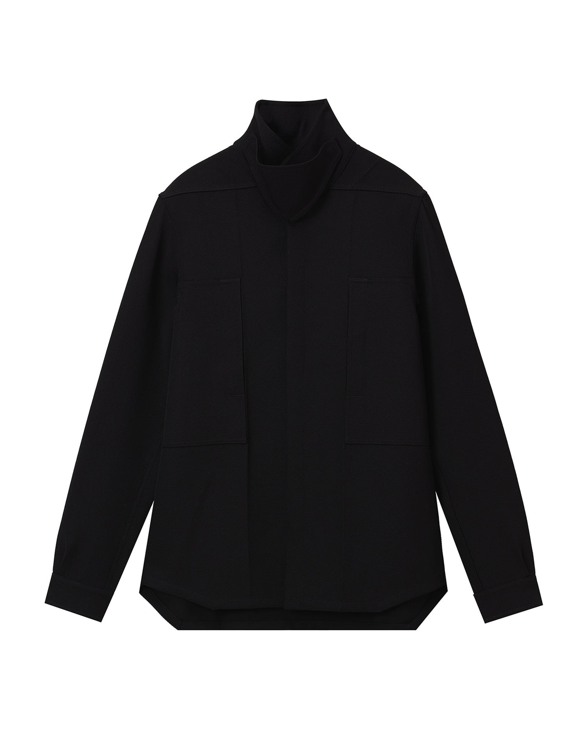 High neck shirt